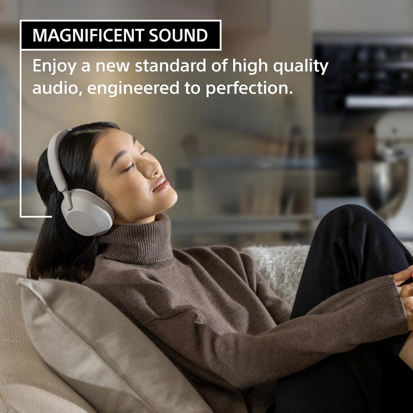 Sony WH-1000XM5 Premium Noise Canceling Headphones, Auto NC Optimizer, 30-Hour Battery, Alexa Voice Control, Midnight Blue