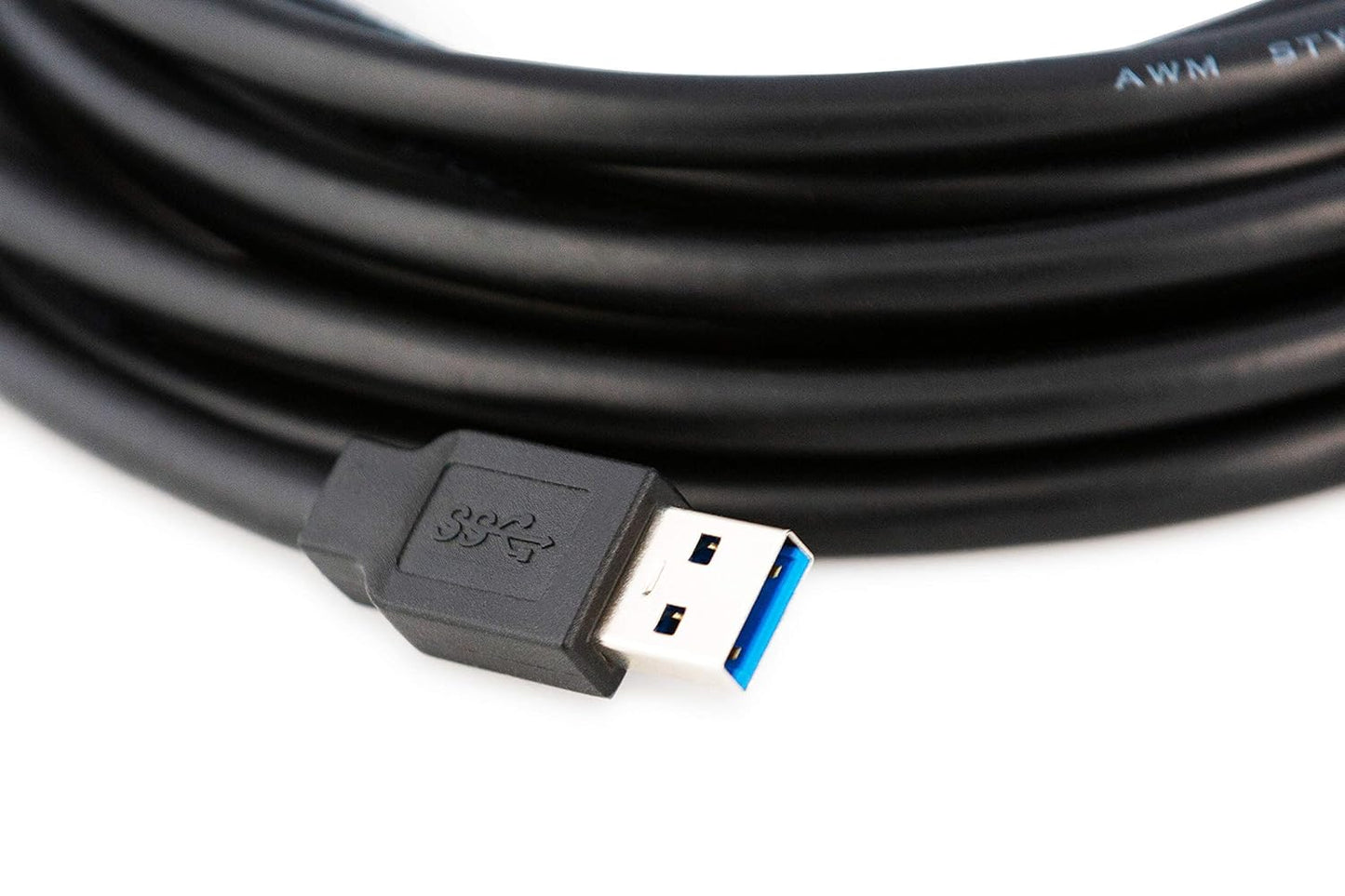 100 Feet Active USB Extension Cable 3.0 Male to Female with 3 Extension chipsets Signal Booster - Repeater Cord 30 Meters / 100 Feet (AC Power Supply Included)