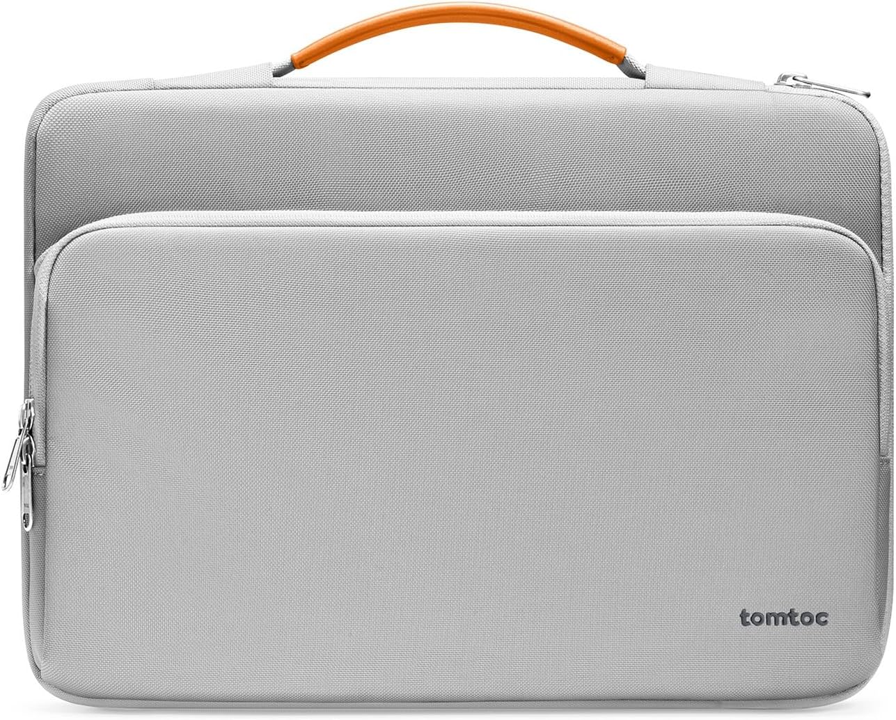 tomtoc 360 Protective Laptop Carrying Case compatible with 14-inch MacBook Pro M5/M4/M3/M2/M1 Pro/Max A3434 A3112 A3401 A3185 2025-2021, 12.9-13 Inch iPad Pro/Air, Water-Resistant Accessory Sleeve Bag