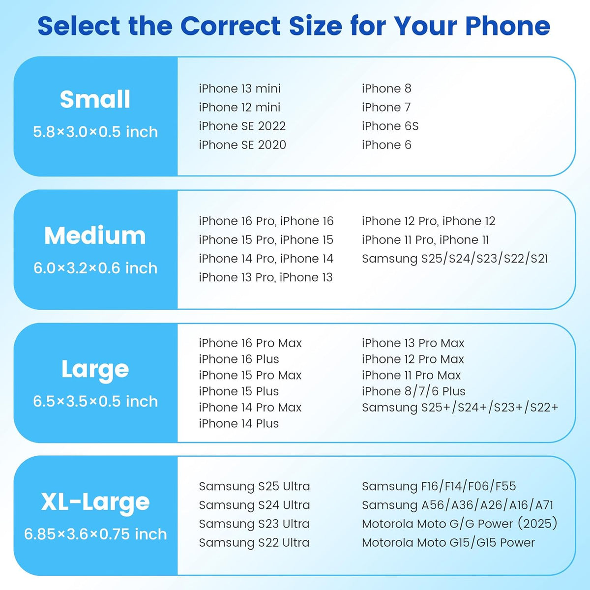Mopaclle Nylon Horizontal Phone Holster for Men Belt, Magnetic Closure Cell Phone Belt Holder with Metal Clip and Dual Belt Loops for iPhone 13 mini, 12 mini, SE 2022, SE 2020, iPhone 8, 7, 6S, 6