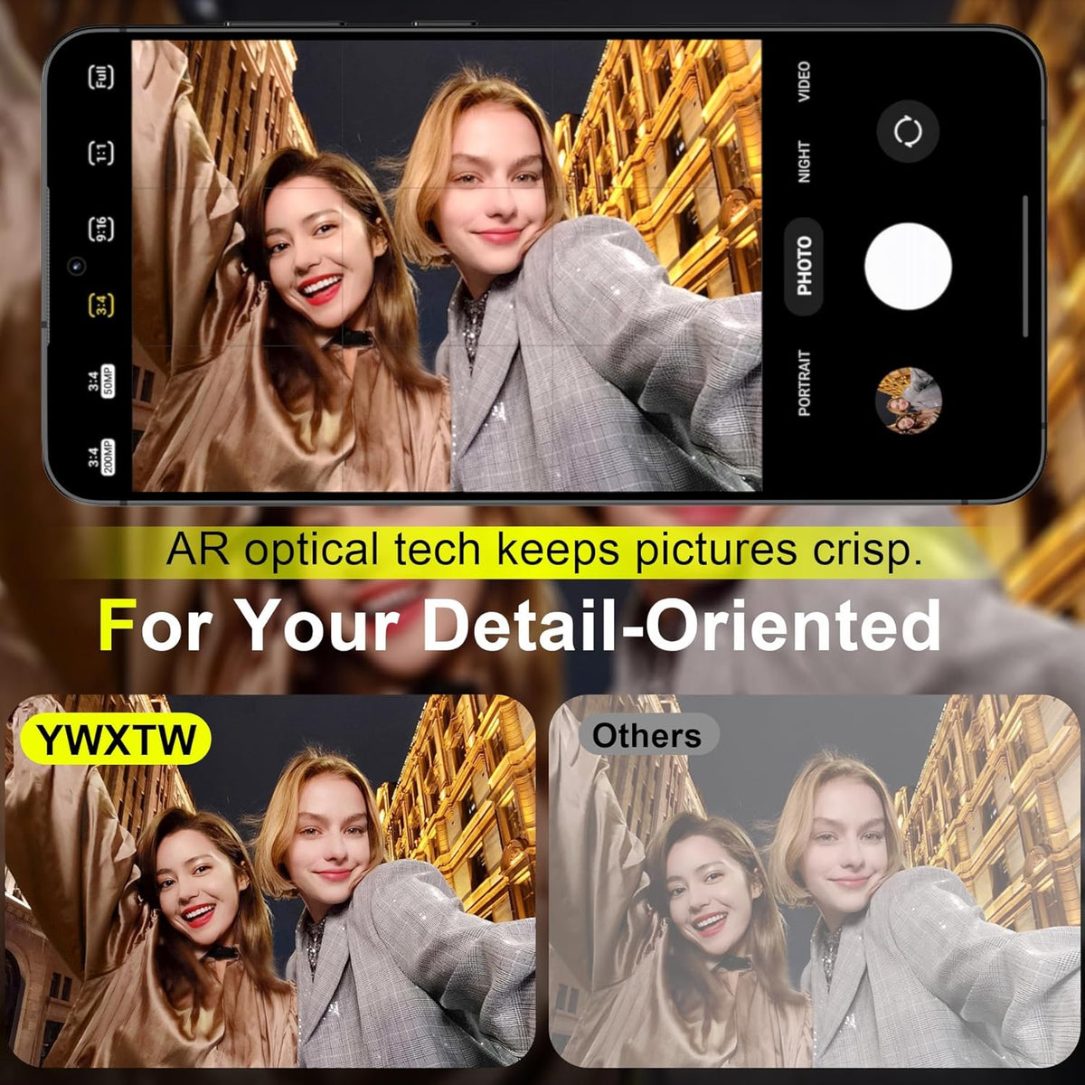 YWXTW Camera Lens Protector for Samsung Galaxy S25+ Plus Accessories [1:1 Fit & Ultra Clarity] 9H Tempered Glass Metal Individual Ring Camera Cover Screen Protector, Case Friendly (Green)
