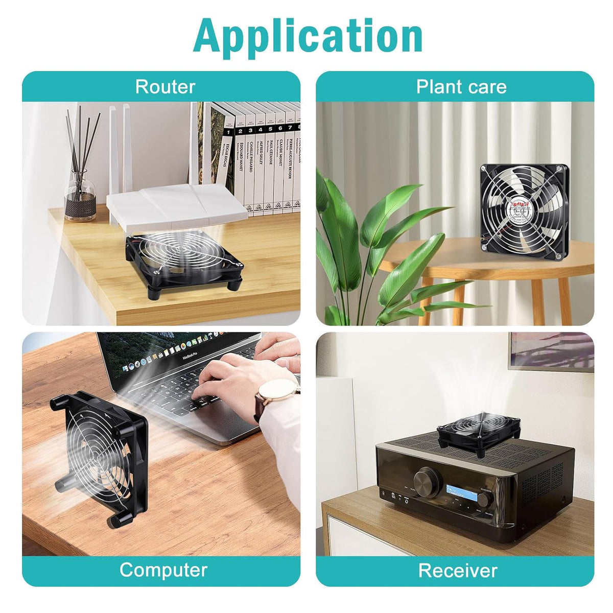 Wathai 140mm x 25mm USB Cooliing Fan 5V with Speed Control for Computer Case Receiver DVR PlayStation Xbox PS4 Router Cabinet Cooling