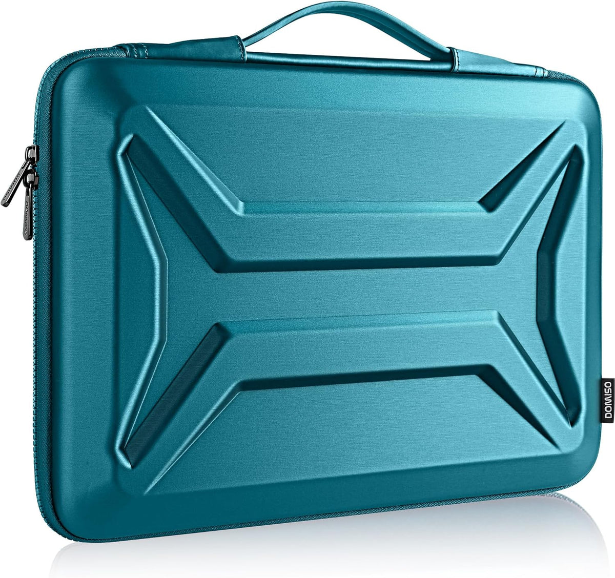 DOMISO 15.6 Inch Laptop Case Rugged Sleeve Waterproof Hard Shell Protective Cover Fits Most 15.6" Laptops/Macbook Pro/Lenovo IdeaPad/HP ENVY/Dell XPS (Teal)