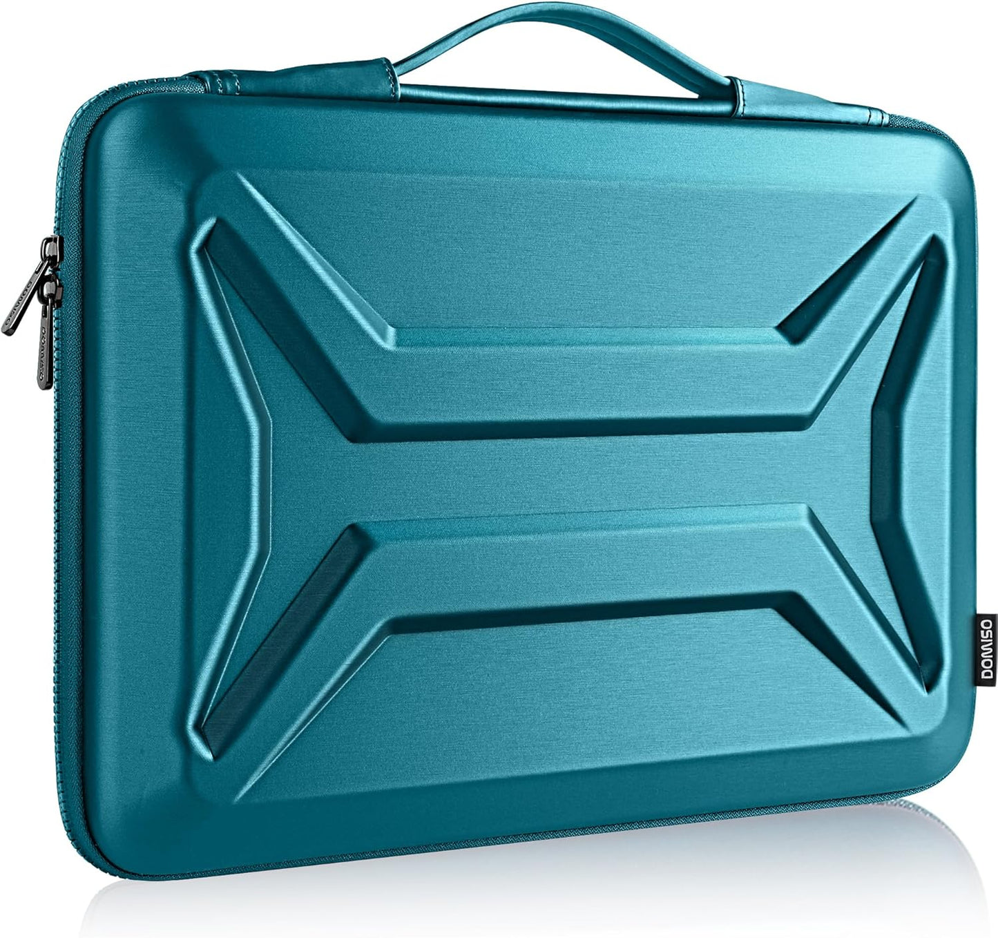 DOMISO 14 Inch Laptop Case Shockproof Sleeve Waterproof Hard Shell Protective Cover for Business & Travel, Fits 14" Lenovo ThinkPad/Dell XPS/HP Pavilion/Macbook Pro (Teal)