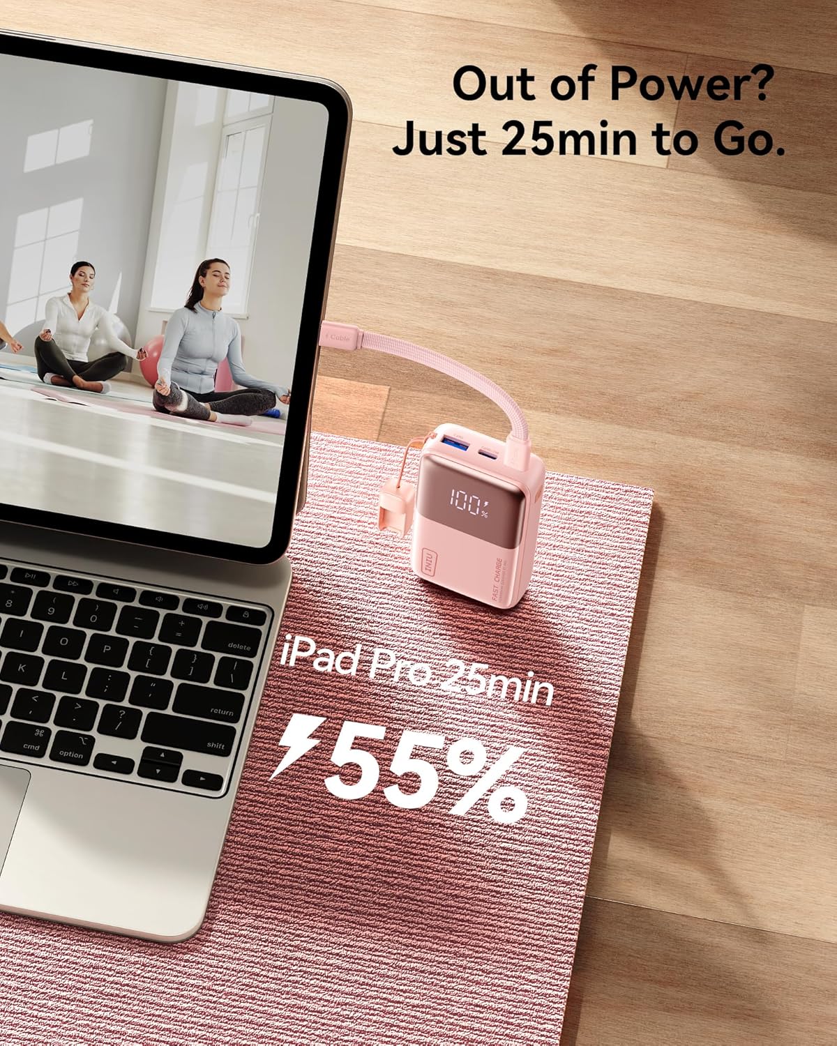 INIU Pocket Size Portable Charger, Ultra Small 10000mAh 45W PD Power Bank, USB C in&Out Fast Charging Battery Pack, Travel Essentials Powerbank for iPhone 16/15 Pro Max, iPad Air, Samsung S22 S27 etc