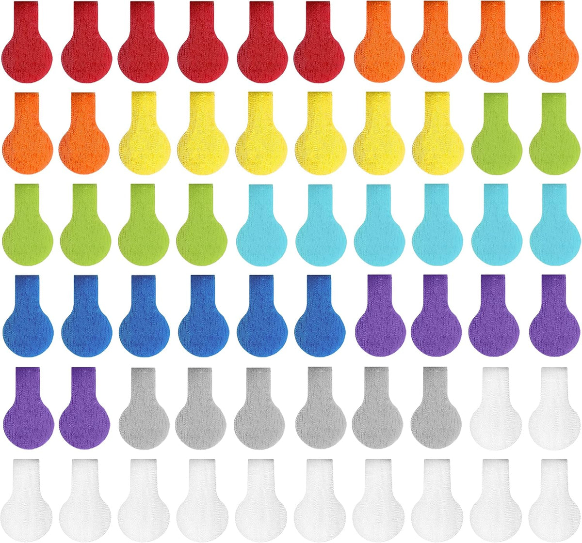 Wrap-It Storage - Mini Multi-Color Cable Labels (60 Pack) - Colorful Charger & Wire Labeler